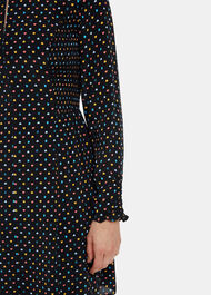 Petite Scattered Hearts Flippy Dress