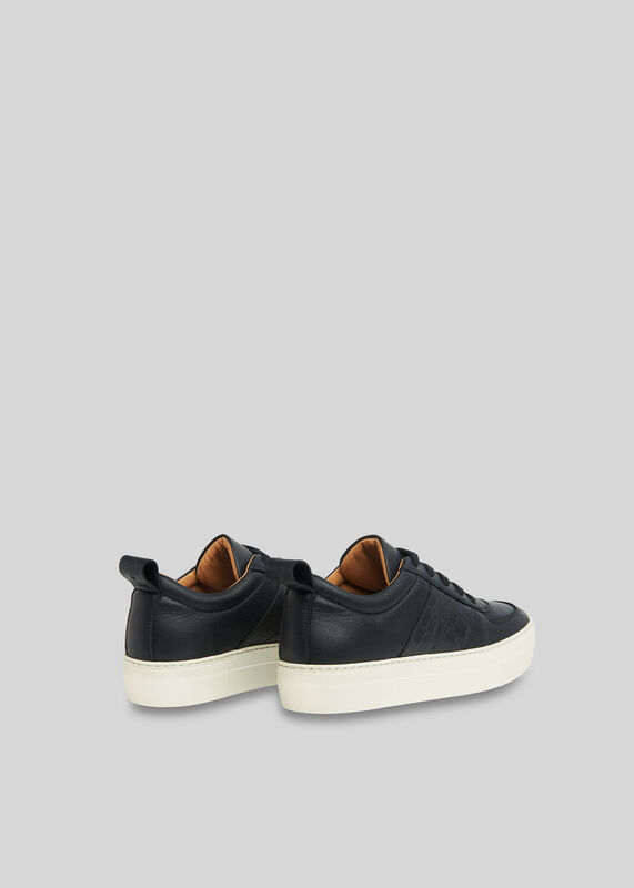 Black Anna Deep Sole Trainer