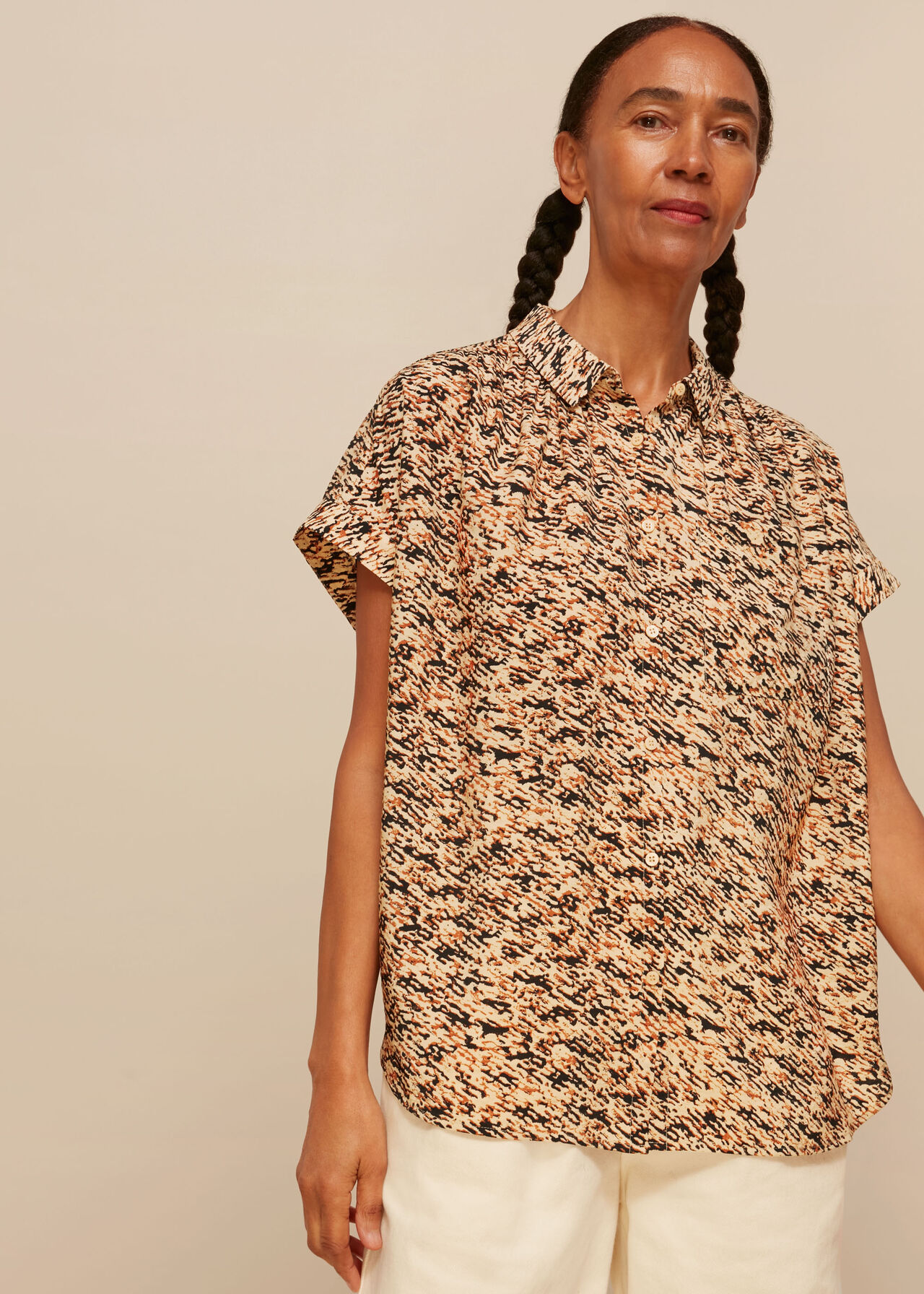 Bark Print Nicola Shirt