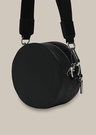 Cole Round Crossbody Bag Black