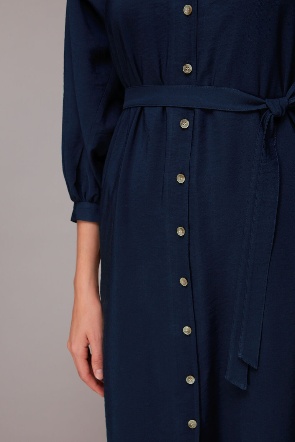 Navy Lizzie Midi Dress