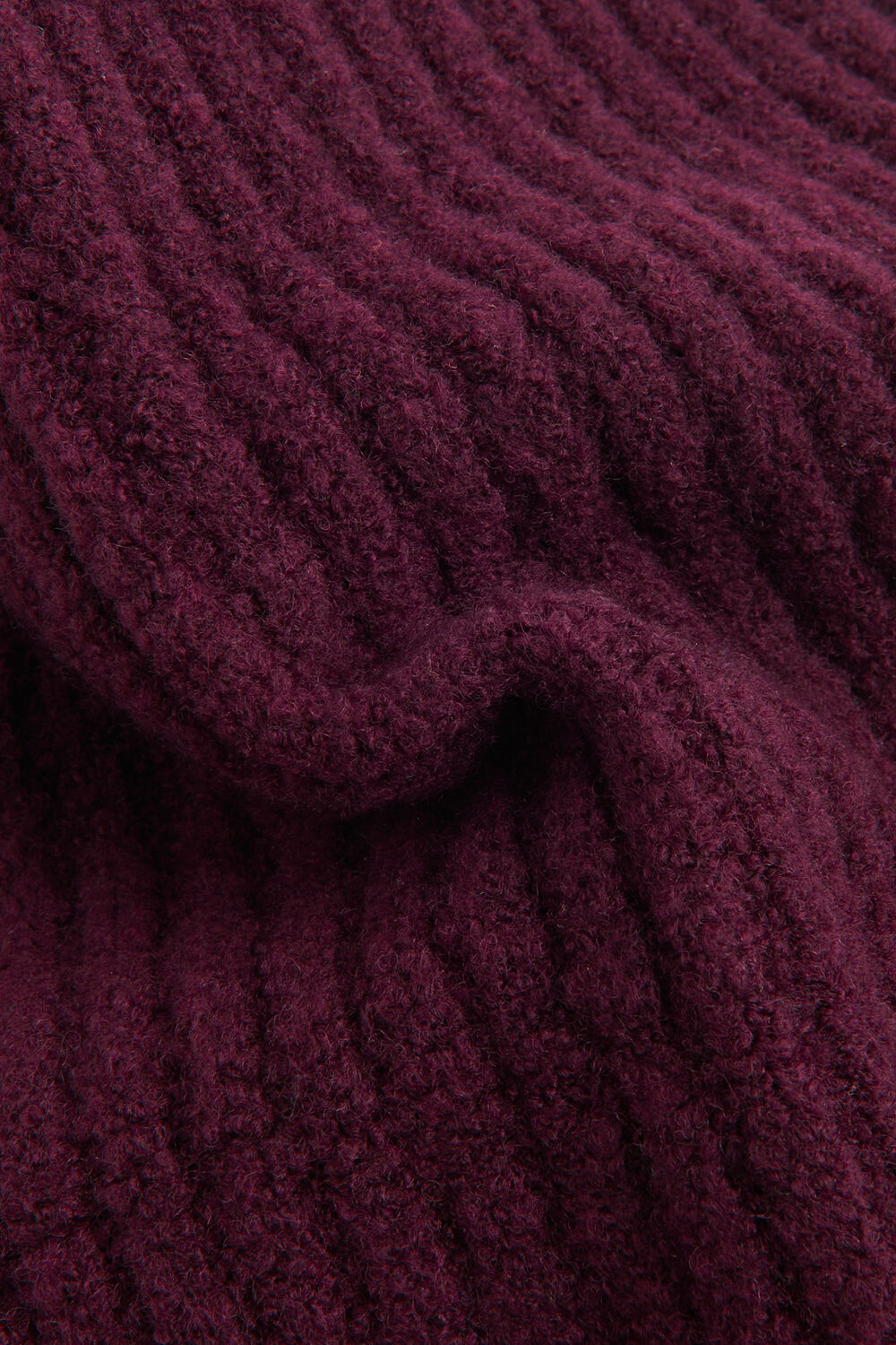 Wool Mix Rib Beanie