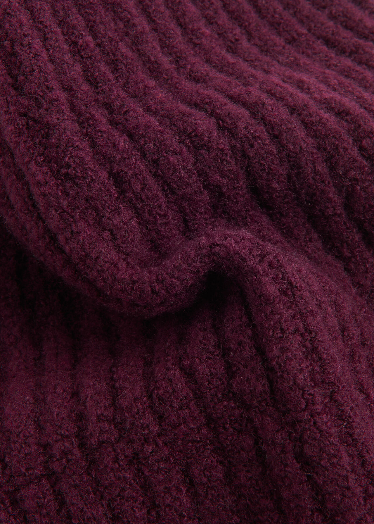 Wool Mix Rib Beanie