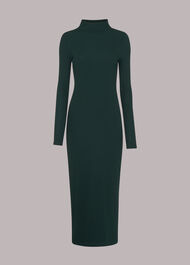 Rib Polo Jersey Dress