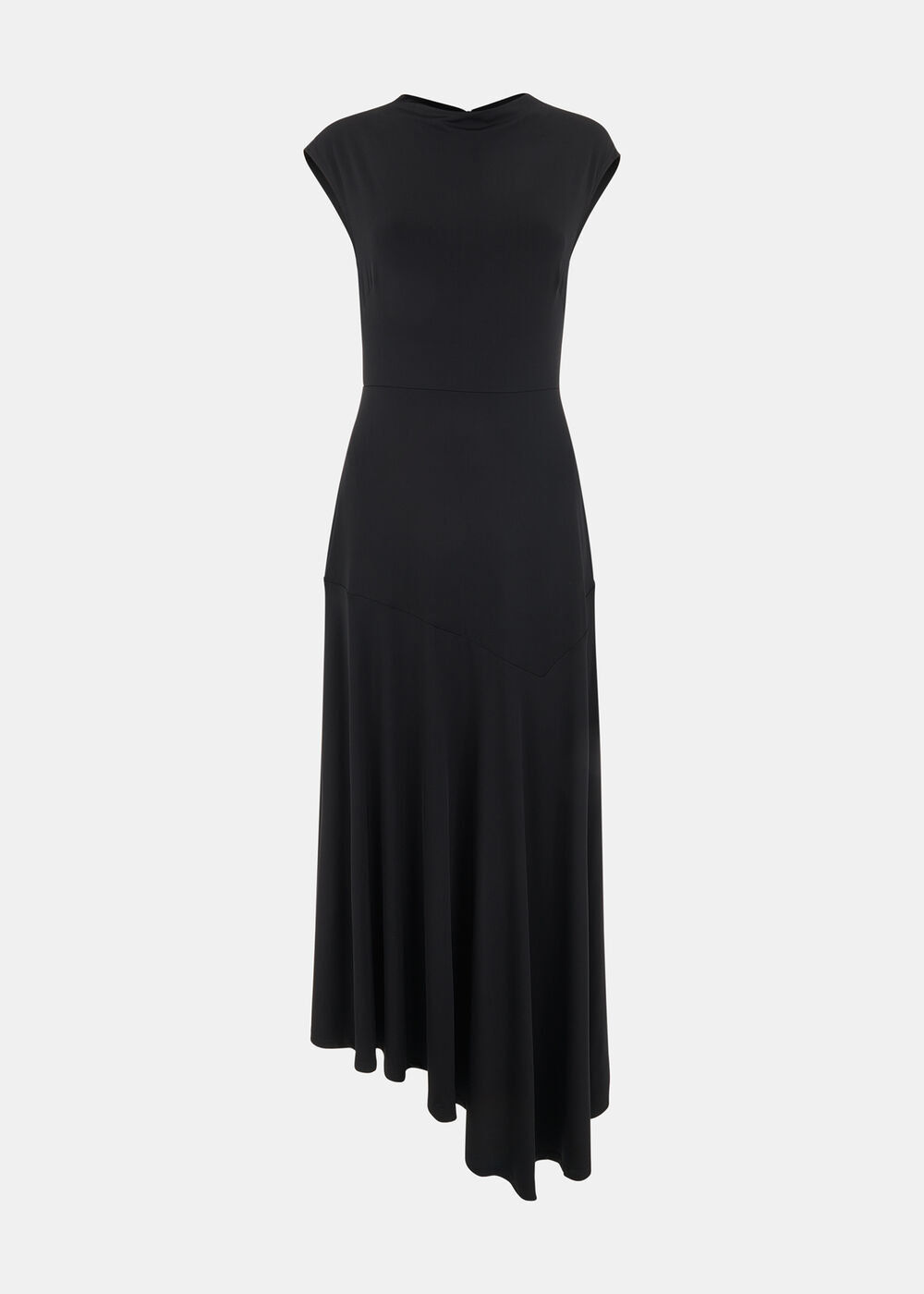 Iris Asymmetric Jersey Dress