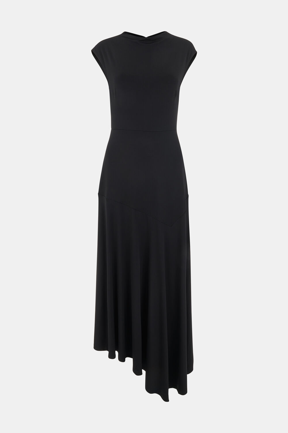 Iris Asymmetric Jersey Dress