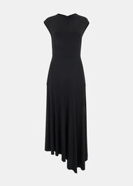 Iris Asymmetric Jersey Dress