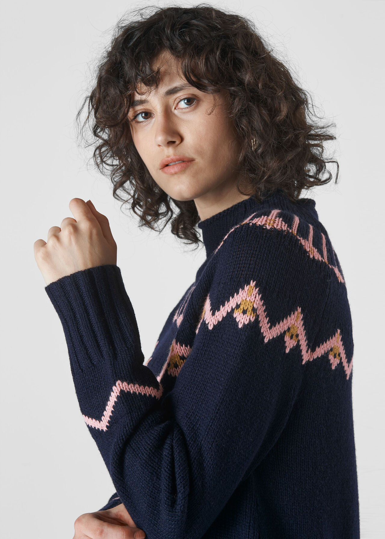 Chunky Fairisle Knit Multicolour