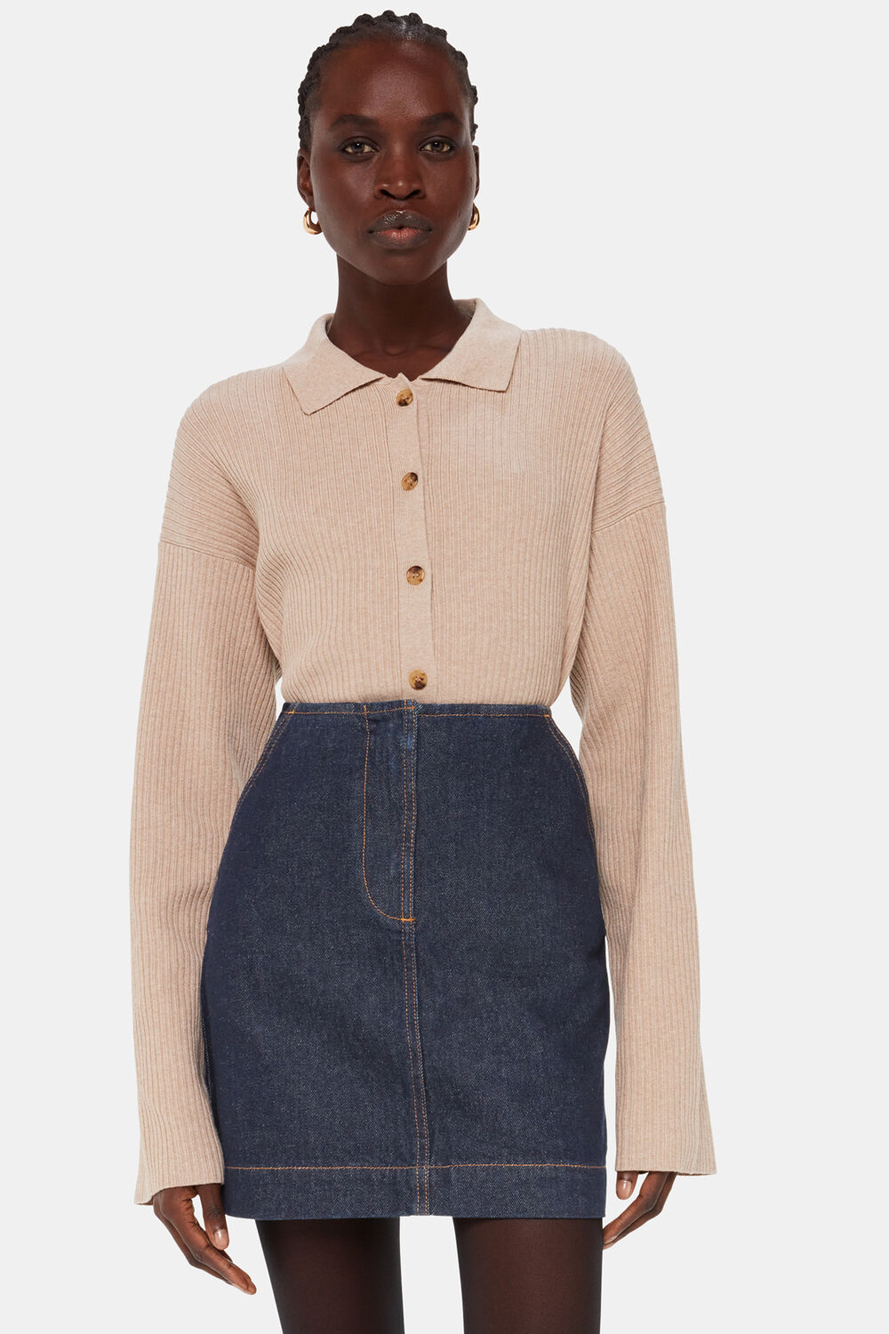 Denim Mini Skirt