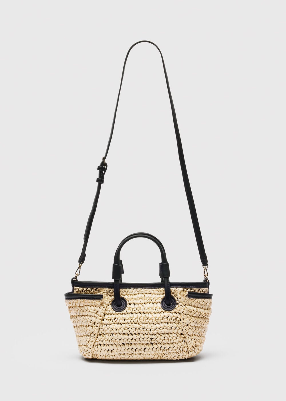 Aylin Mini Straw Tote Bag