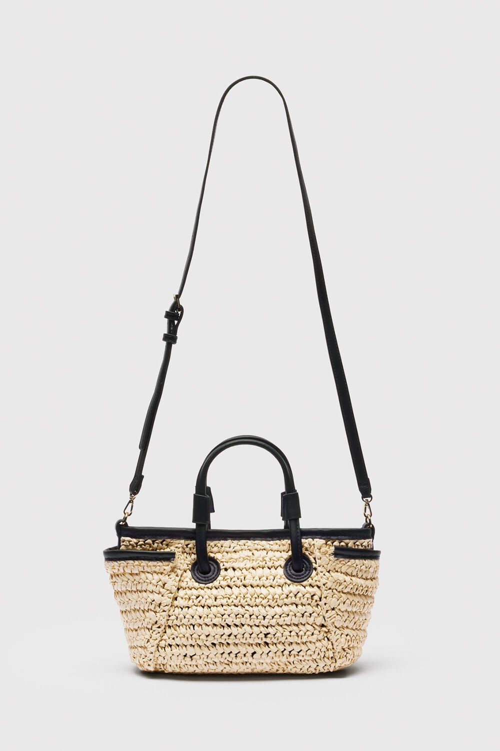 Aylin Mini Straw Tote Bag