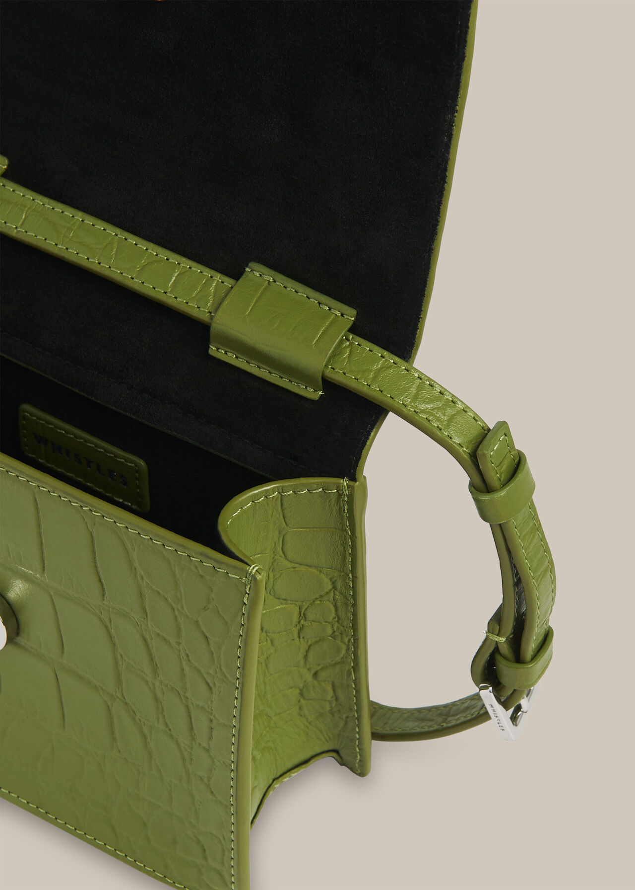 Suri Mini Croc Crossbody