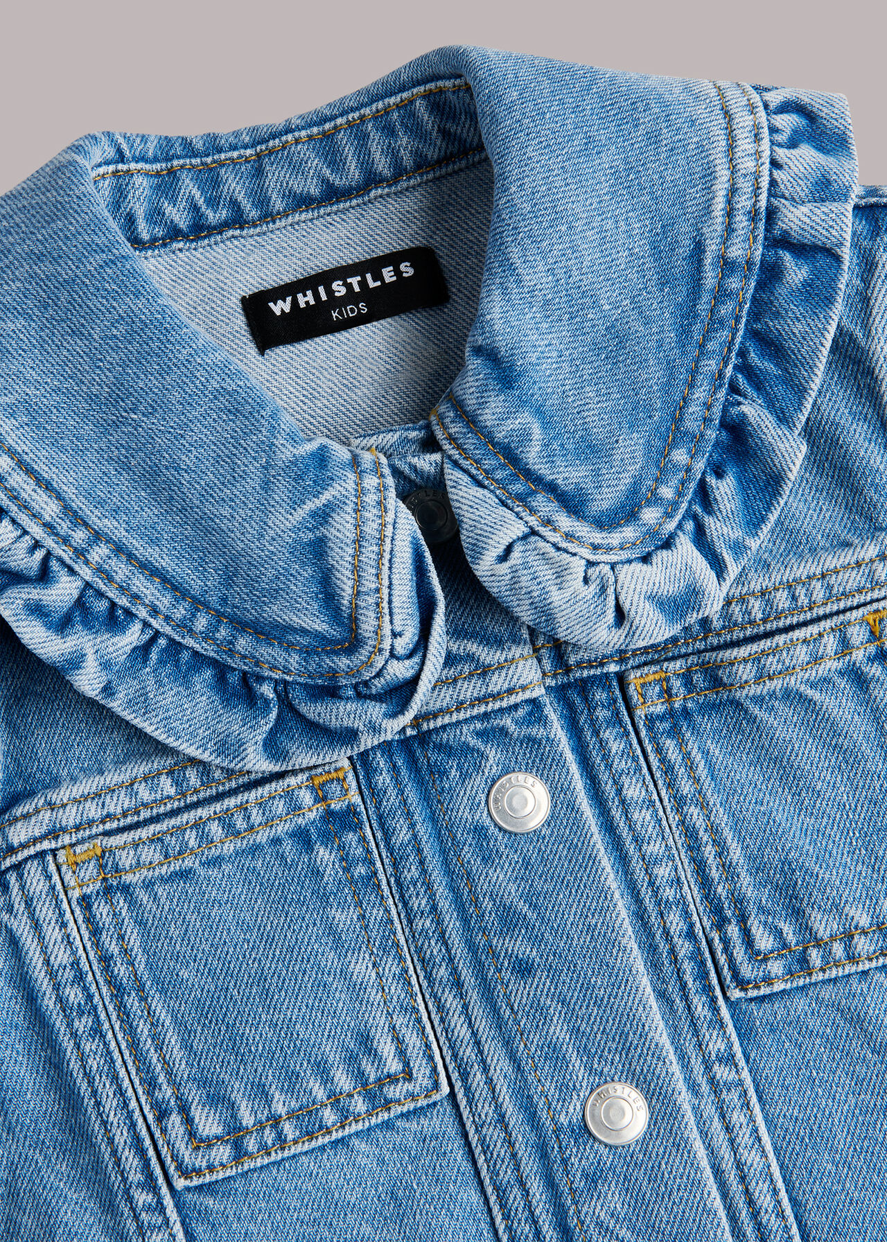 Collar Denim Jacket