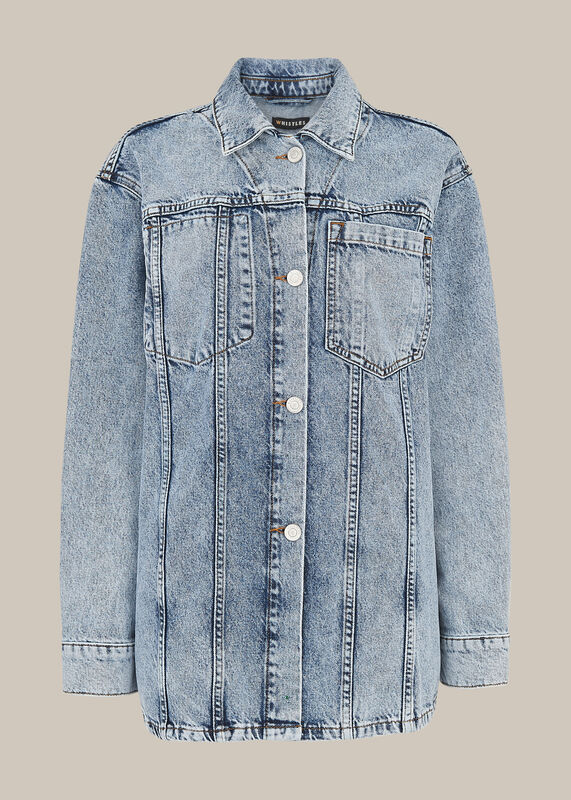 Acid Wash Denim Overshirt