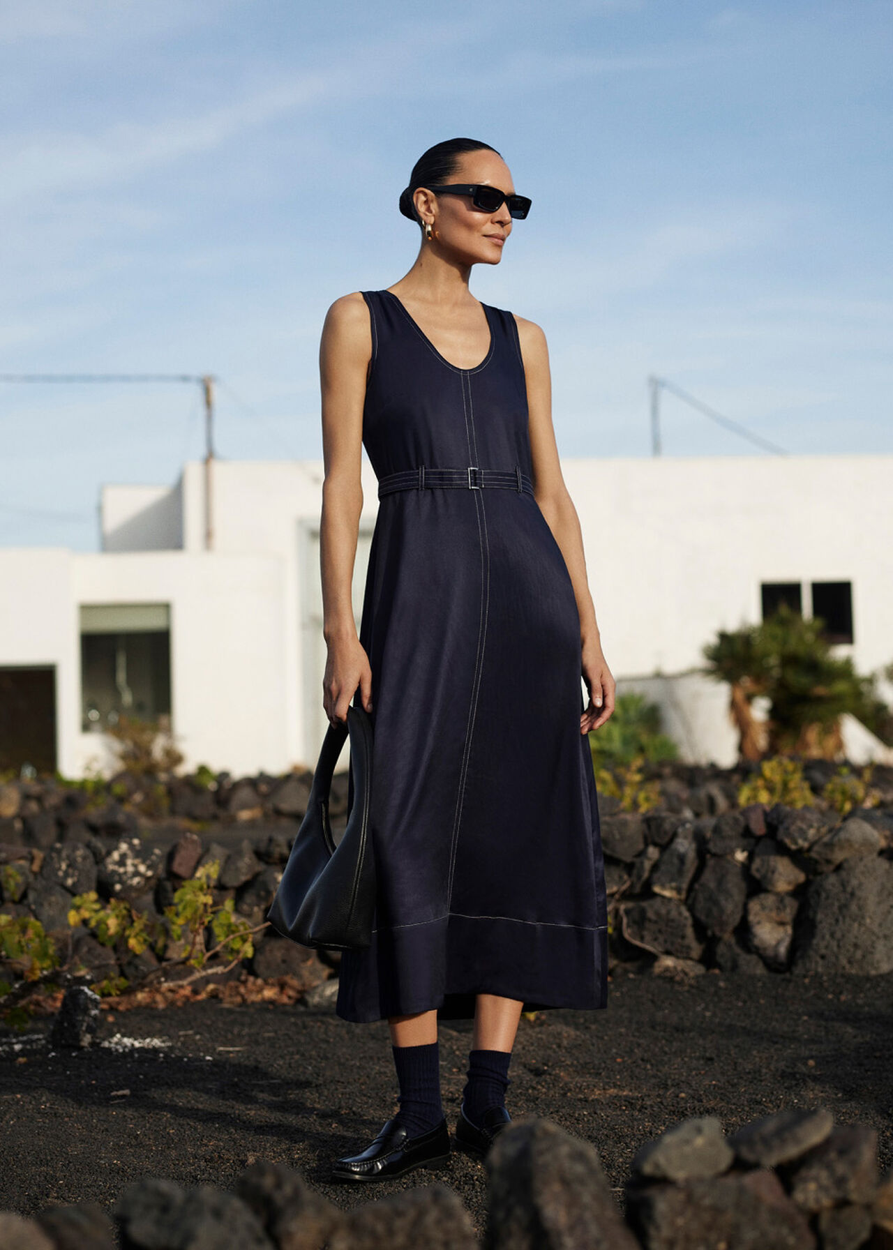 Karina Sleeveless Midi Dress