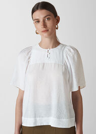 Charlee Tunic Top White