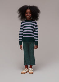 Rib Knit Marl Flare