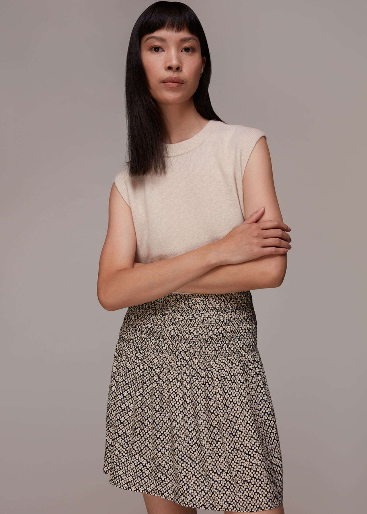 Clover Print Flippy Skirt