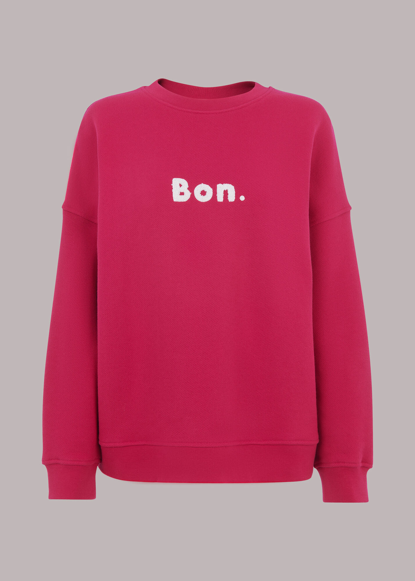 Pink Bon. Relaxed Logo Sweatshirt