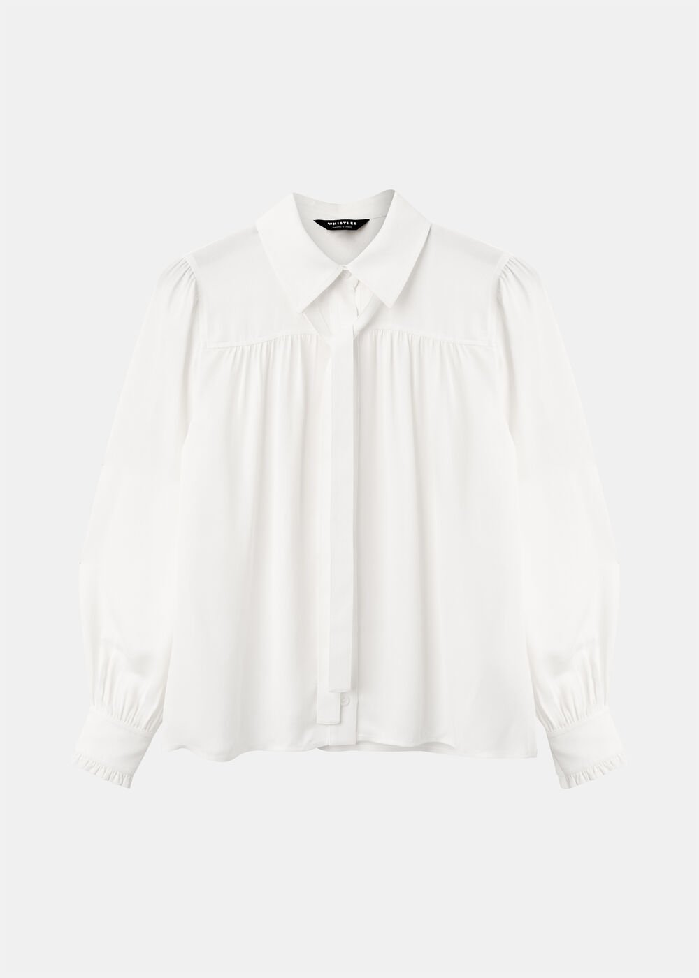 Tie Detail Crepe Blouse