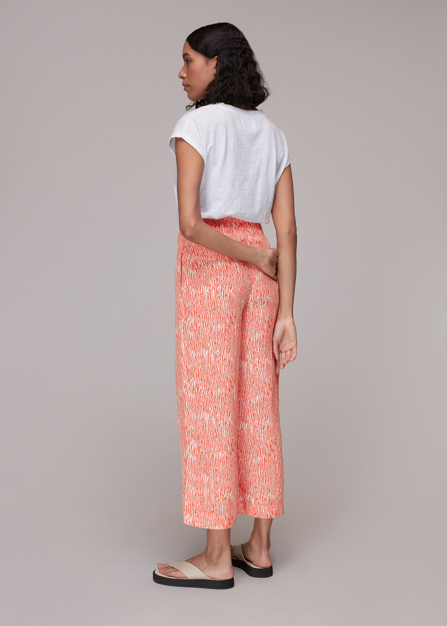 Red/Multi Woodland Animal Print Trouser WHISTLES