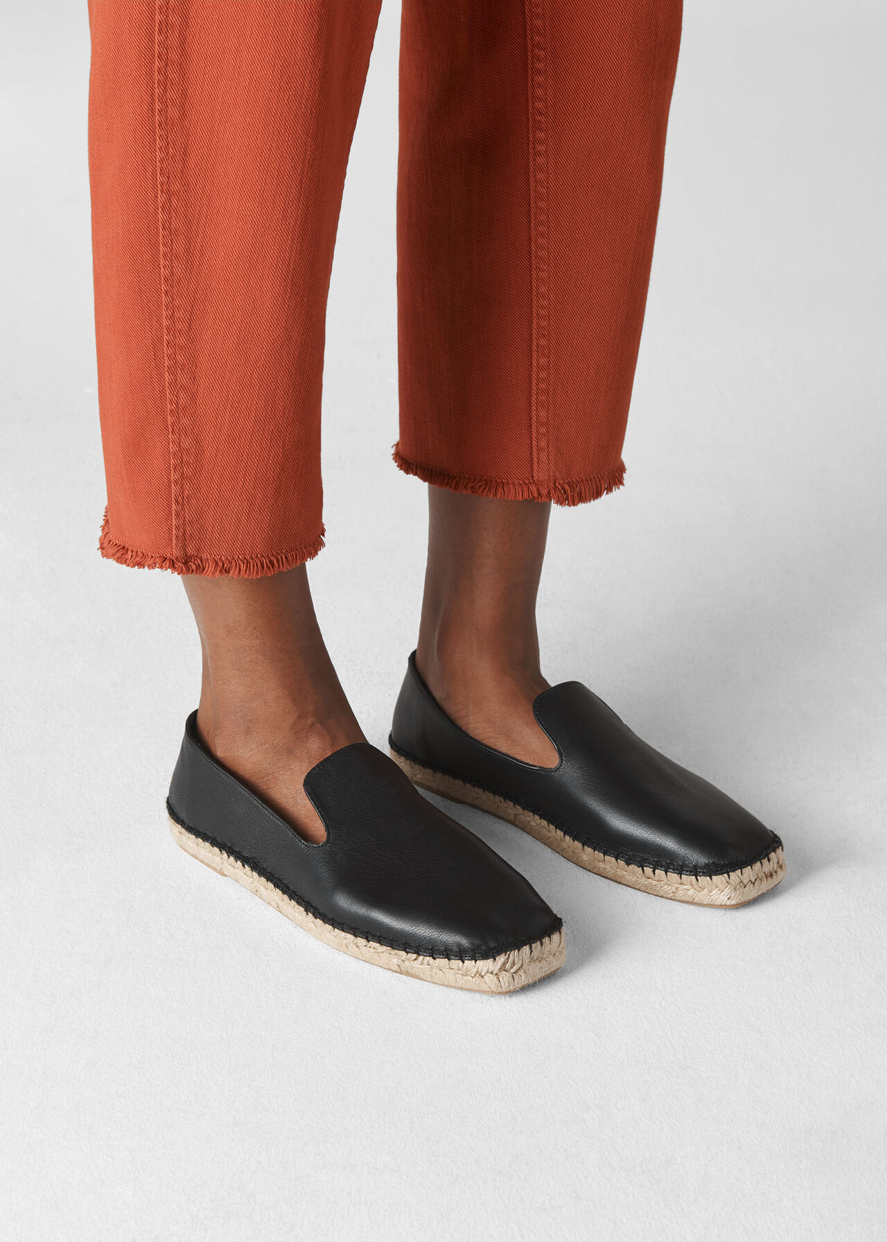 Cannon Square Toe Espadrille Black