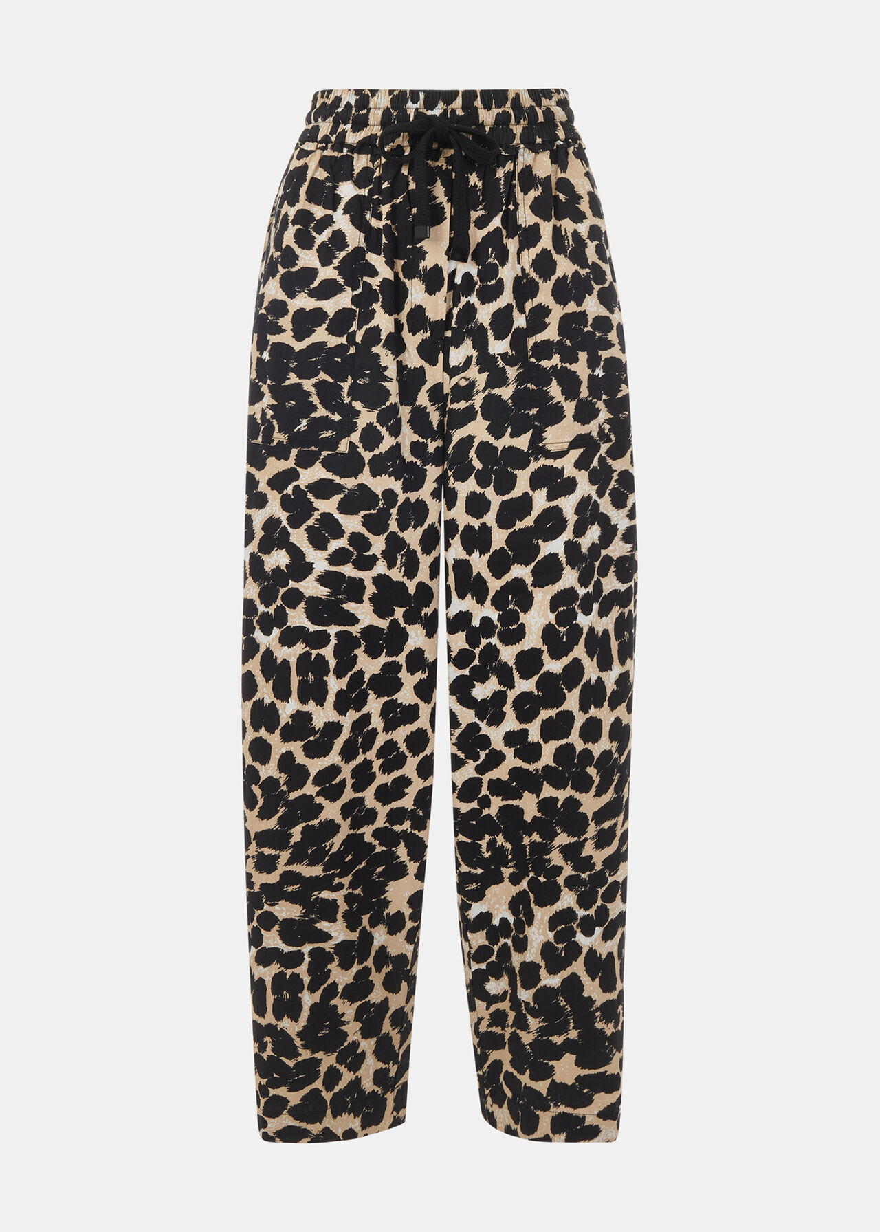 Leopard Spot Poplin Trouser