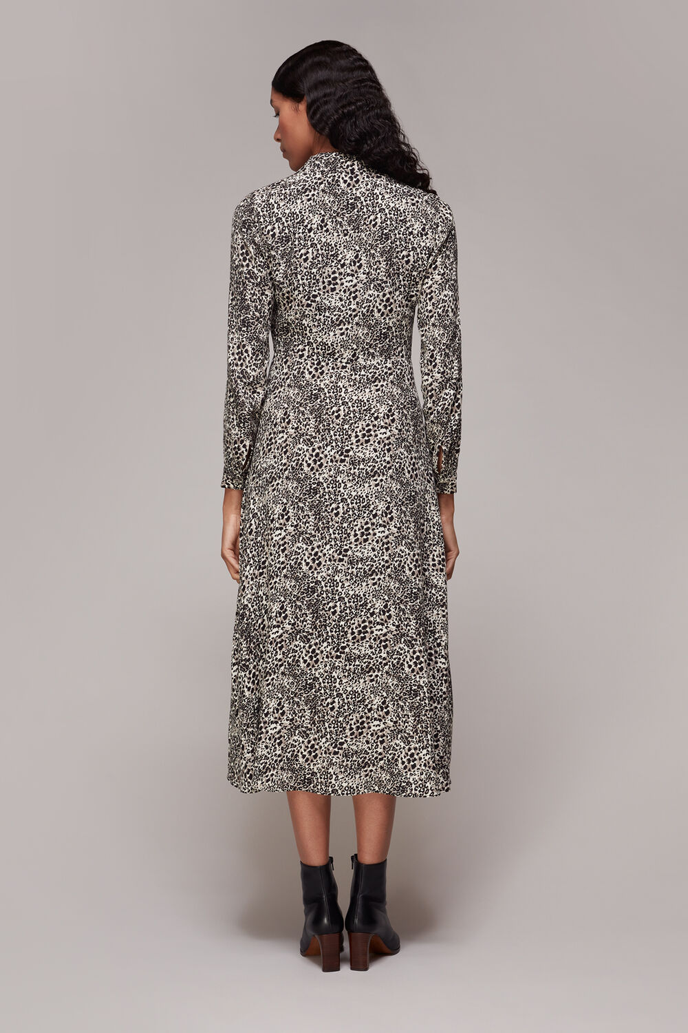Micro Animal Print Heidi Dress