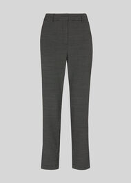 Sadie Pinspot Slim Leg Trouser Black and White