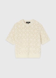 Cotton Crochet Detail Tshirt