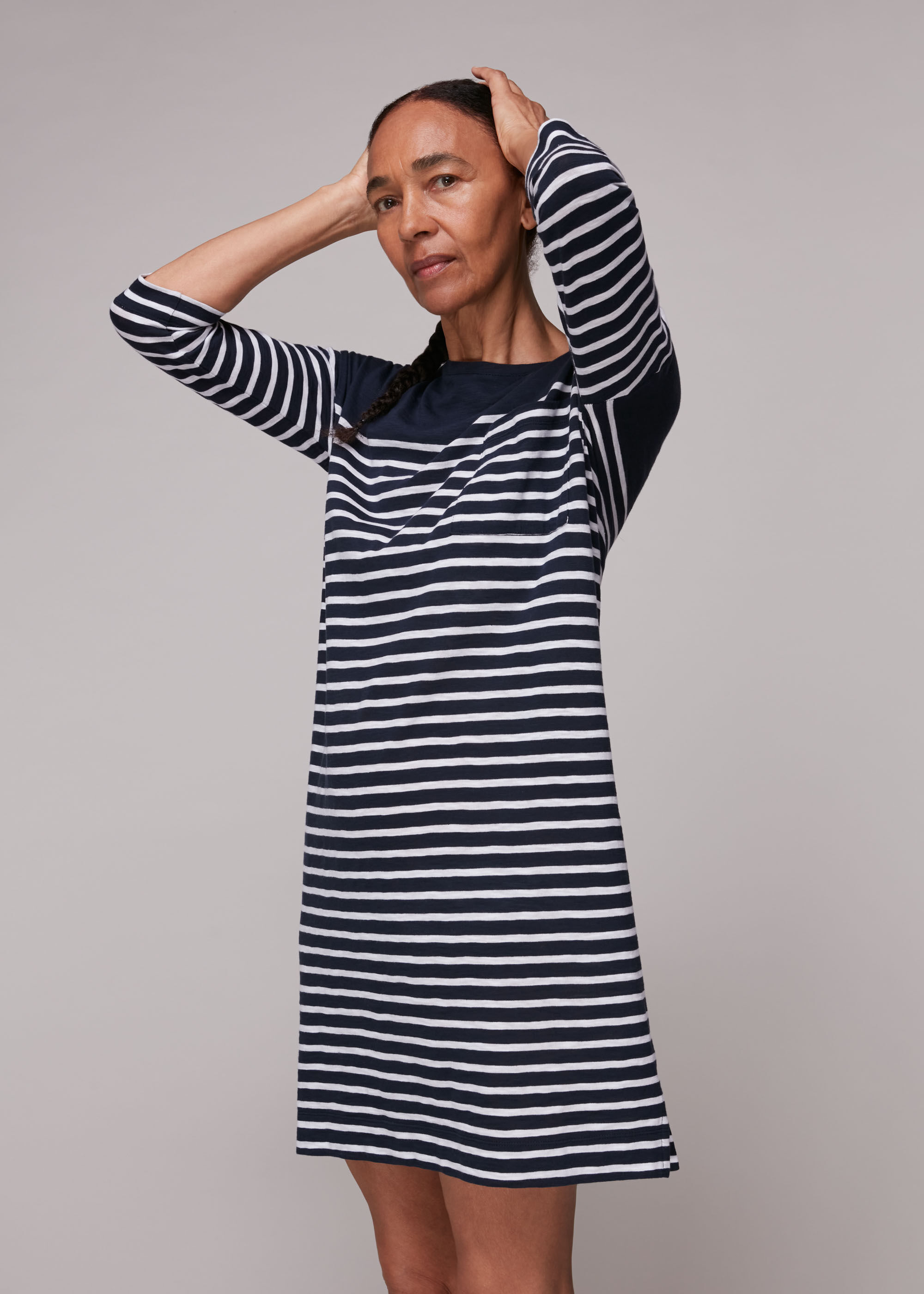 Breton Stripe Pocket Dress | Whistles US |