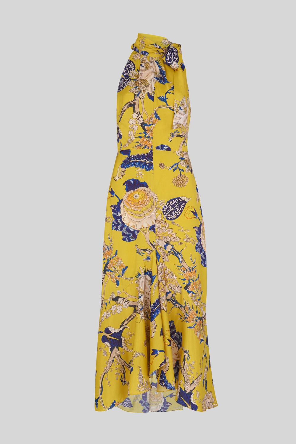 Peria Exotic Floral Dress Yellow/Multi