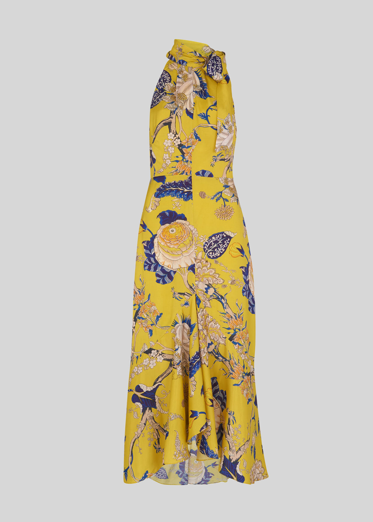 Peria Exotic Floral Dress Yellow/Multi