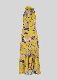 Peria Exotic Floral Dress Yellow/Multi