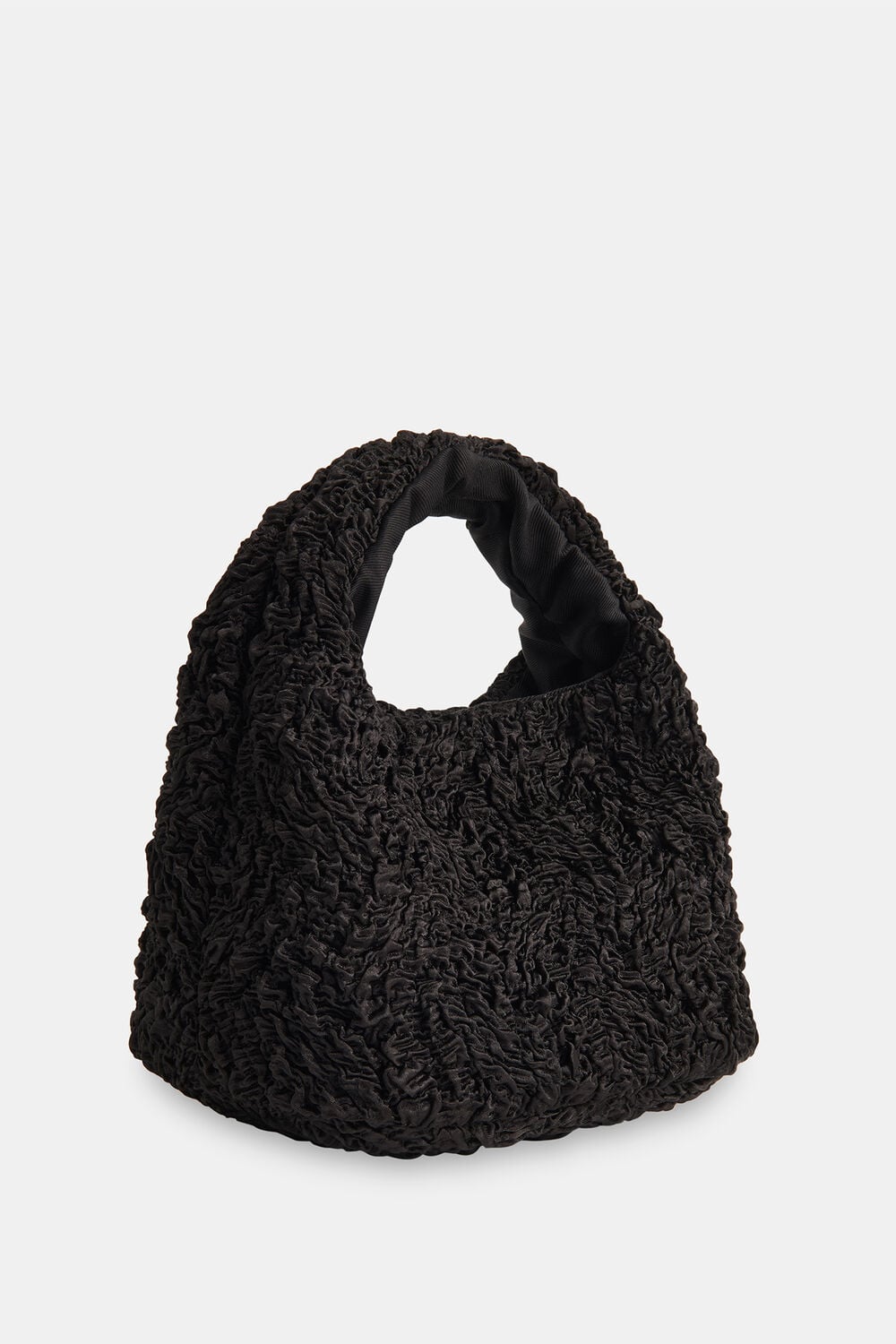 Luz Satin Ruched Mini Bag
