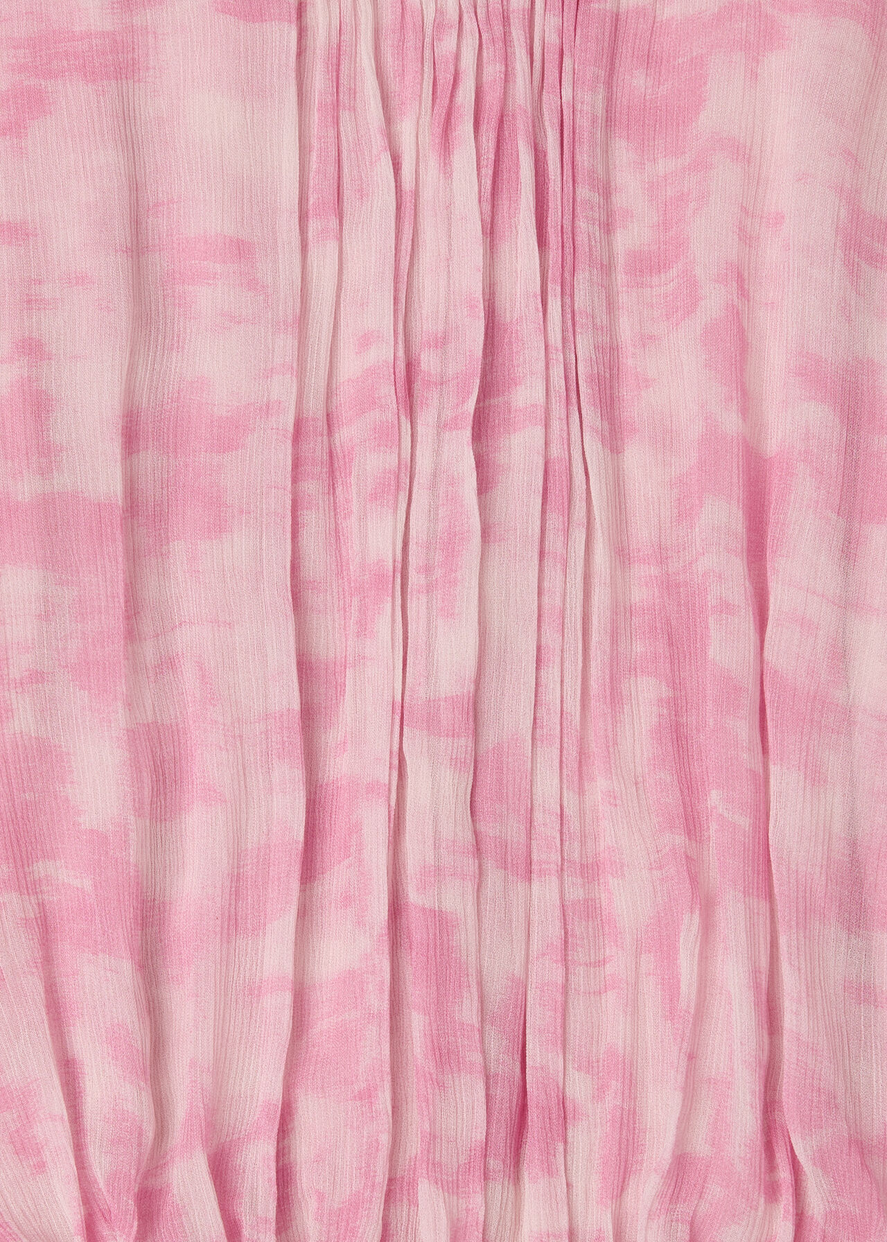Dashed Brush Marks Midi Dress