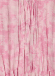 Dashed Brush Marks Midi Dress