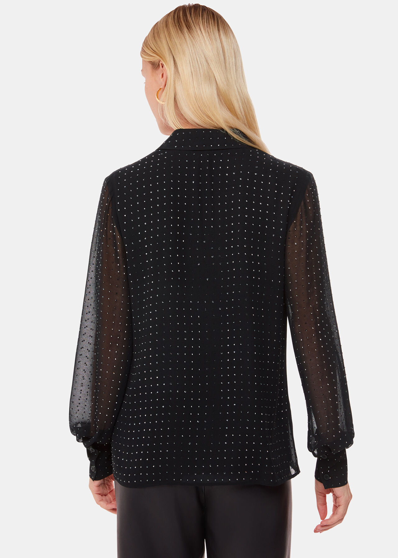 Hot Fix Sheer Shirt