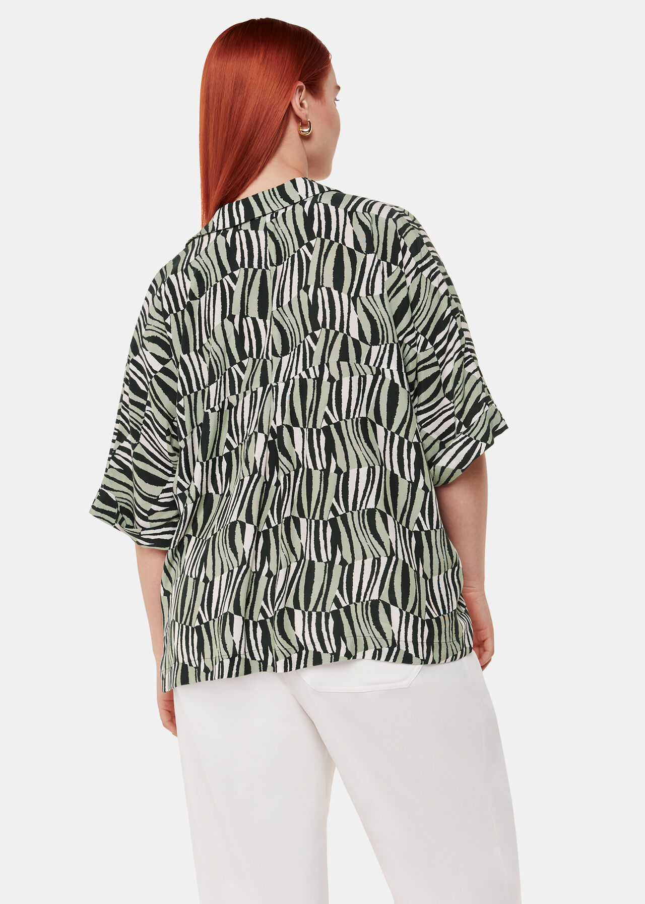 Checkerboard Tiger Boxy Shirt