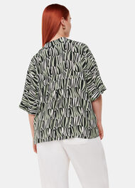 Checkerboard Tiger Boxy Shirt