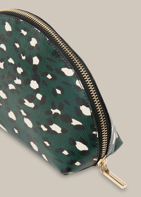 Leopard Print Nina Make Up Bag