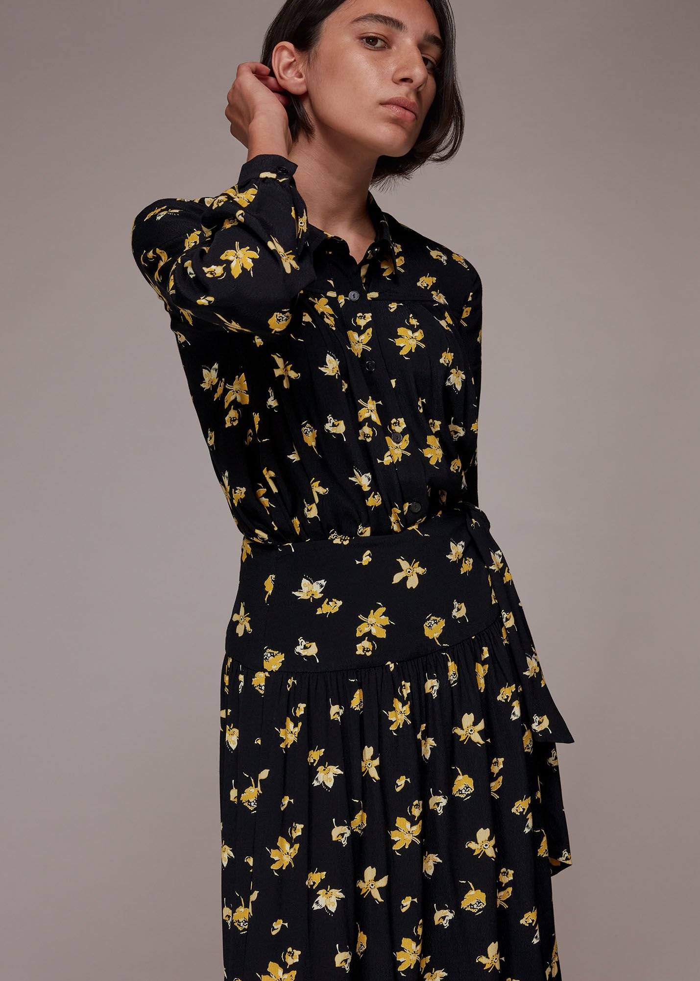 Bridget Falling Floral Skirt