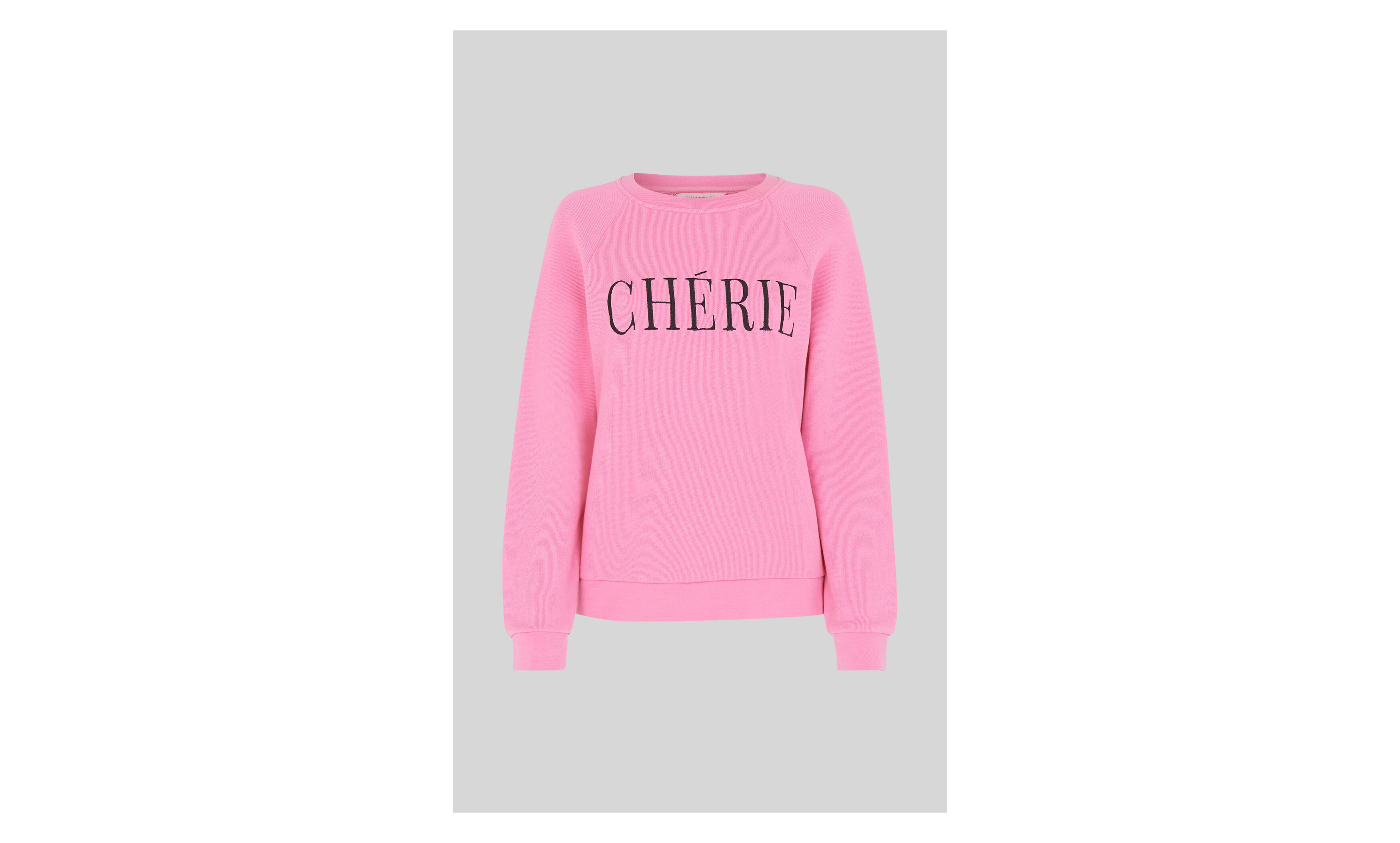 Pink Cherie Embroidered Sweatshirt WHISTLES