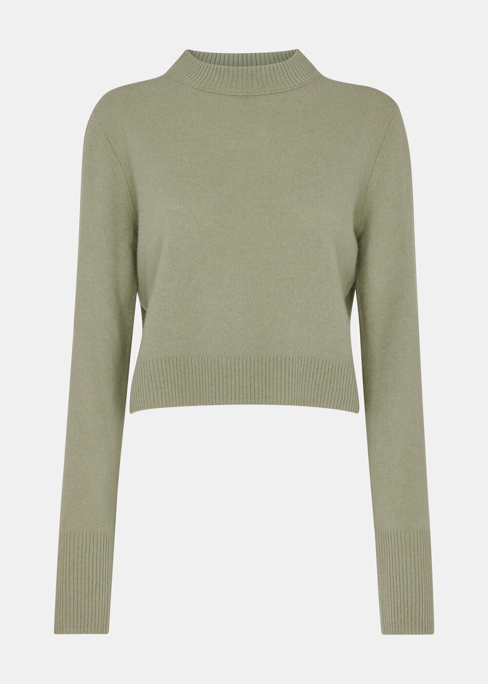 Wool Cropped Sweater