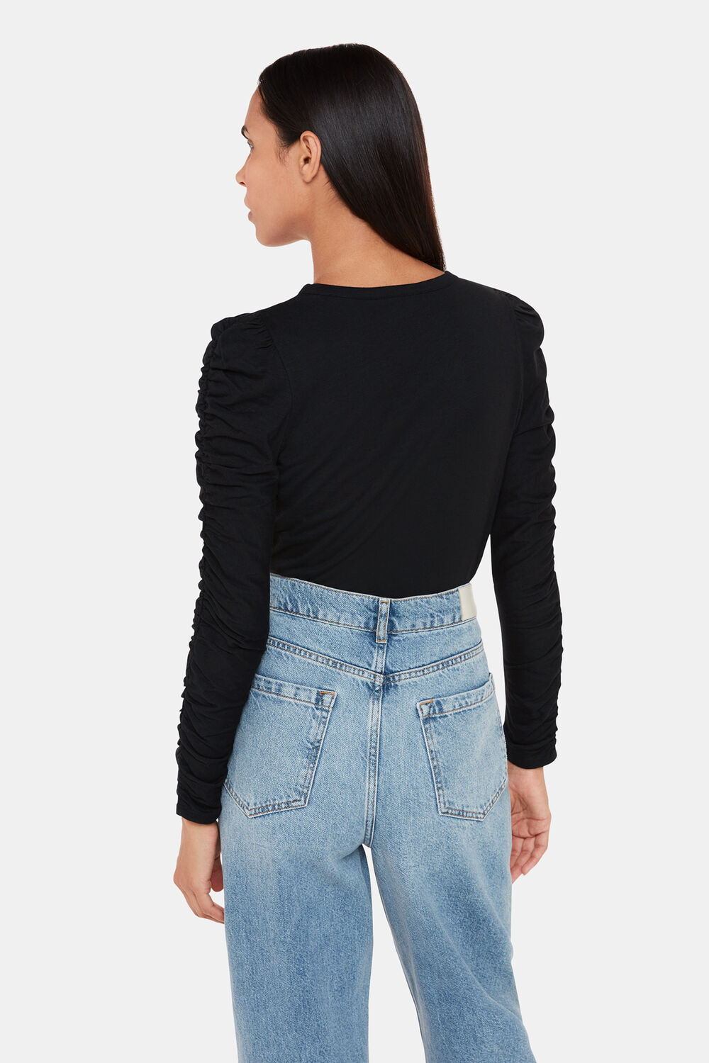 Ruched Sleeve Top