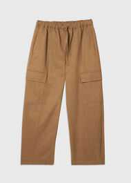 Utility Cotton Barrel Trouser