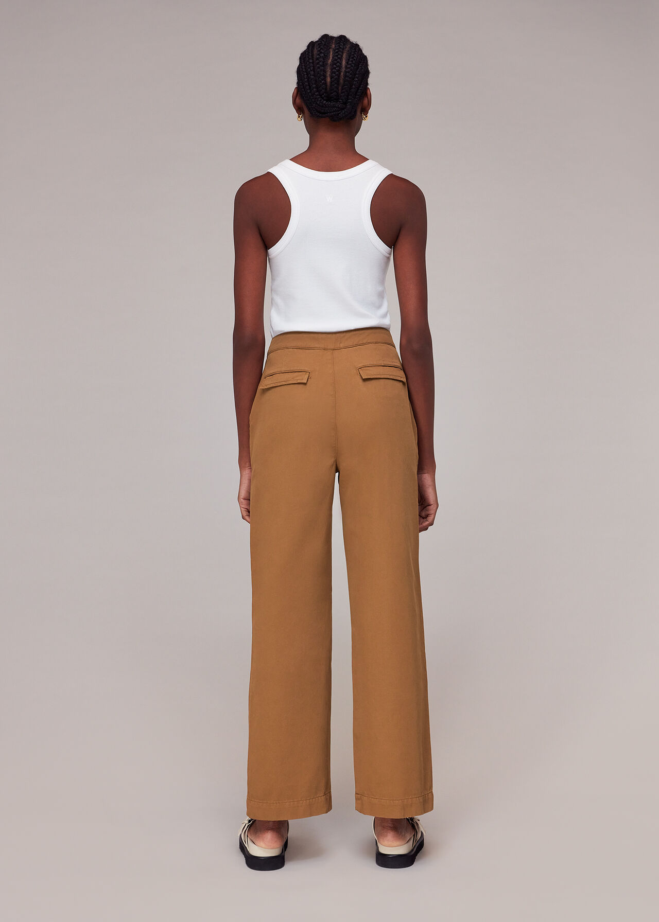 Emily Button Front Trousers