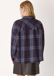 Checked Brushed Cotton Shirt