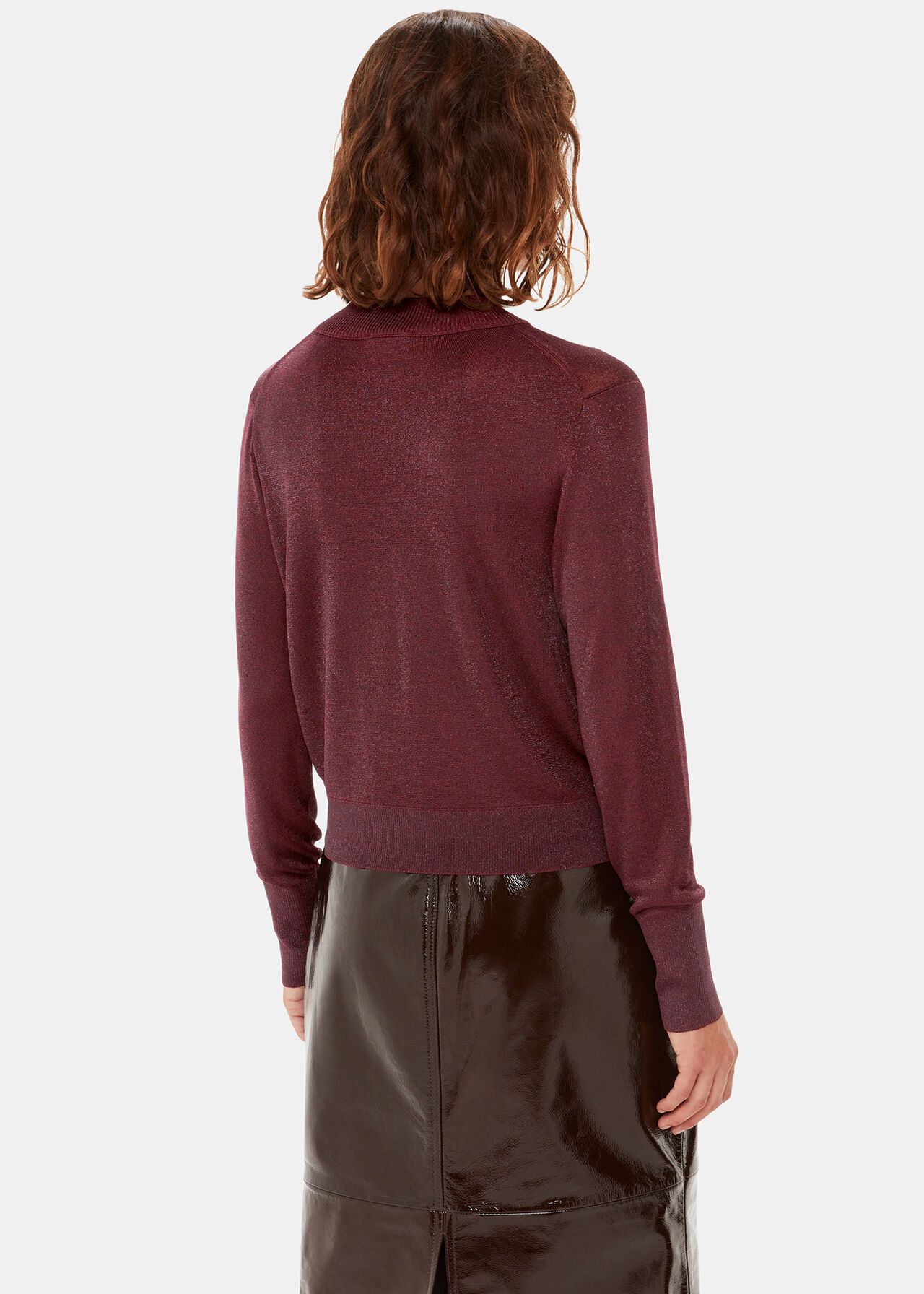 Sparkle High Neck Knit