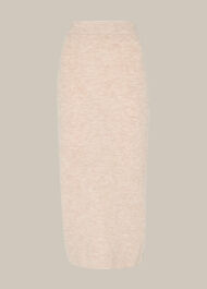 Ribbed Knitted Tube Skirt
